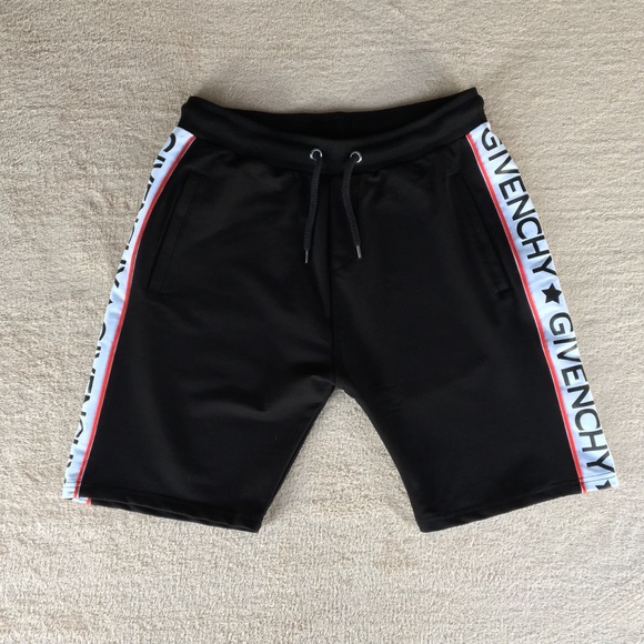 givenchy logo shorts